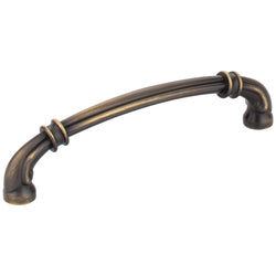 Lafayette 128 mm Pull (OA - 5-5/8" ) - Antique Brushed Satin B