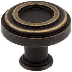 Lafayette 1-3/8" Knob - Antique Brushed Satin Brass