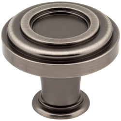 Lafayette 1-3/8" Knob - Brushed Pewter