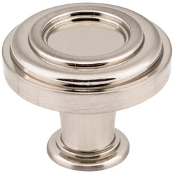 Lafayette 1-3/8" Knob - Satin Nickel