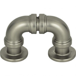 Steam Punk Finger Pull 1 5/16 Inch (c-c) - Graphite - GF
