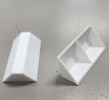2" x 3/4" Glue Block - Plastic