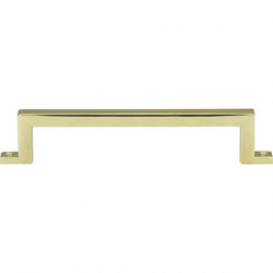 Campaign Bar Pull 5 1/16 Inch (c-c) - Polished Brass - PB