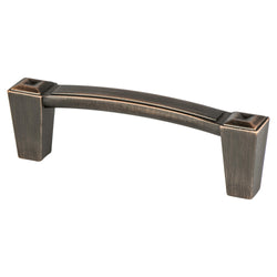 Connections 3" Pull (OL-3 1/2") Verona Bronze - DecorHardware.com