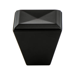 Connections  Knob Matte Black - DecorHardware.com
