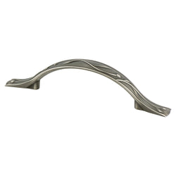 Art Nouveau 128mm Pull (OL-7 15/16") Vintage Nickel - DecorHardware.com