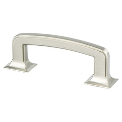 Hearthstone 3 inch CC Brushed Nickel Pull - DecorHardware.com