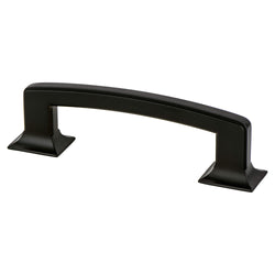 Hearthstone 96mm CC Matte Black Pull - DecorHardware.com