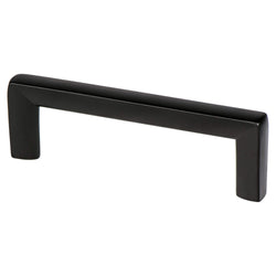 Metro Pull 96mm CC - Matte Black (MB) - DecorHardware.com