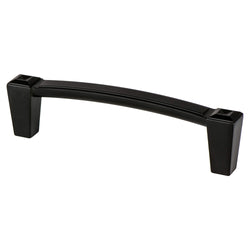 Connections 96mm Pull (OL-4 5/16") Matte Black - DecorHardware.com