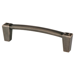 Connections 96mm Pull (OL-4 5/16") Verona Bronze - DecorHardware.com