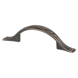 Art Nouveau 3" and 3 1/2" Pull (OL-5 1/4") Verona Bronze - DecorHardware.com