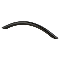Contemporary Adv Three 128mm Pull (OL-6") Matte Black - DecorHardware.com