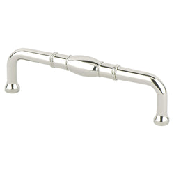 Designers Group Ten 4" Pull (OL-4 3/8") Polished Nickel - DecorHardware.com