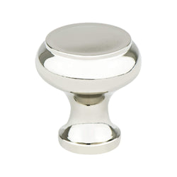 Designers Group Ten 1 1/4" Knob Polished Nickel - DecorHardware.com