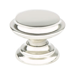 Designers Group Ten 1 3/8" Knob Polished Nickel - DecorHardware.com