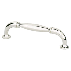 Designers Group Ten 96mm Pull (OL-4 3/8") Polished Nickel - DecorHardware.com
