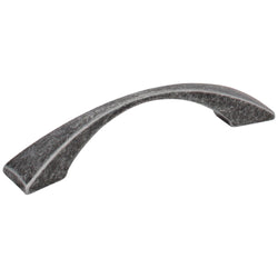 Glendale 96 mm Pull (OA - 4-15/16" ) - Distressed Antique Silv