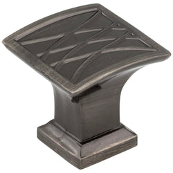 Aberdeen  Knob1-1/4" - Brushed Black Nickel