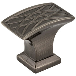 Aberdeen  Knob1-1/2" - Brushed Black Nickel