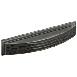 Aberdeen 128 mm Pull (OA - 6-1/4" ) - Brushed Black Nickel