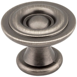 Syracuse 1-3/16" Knob - Brushed Pewter