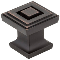 Delmar  Knob1" - Brushed Oil Rubbed Bronze