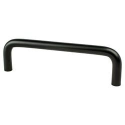 Adv Wire Pulls 4" Pull (OL-4 5/16") Matte Black - DecorHardware.com