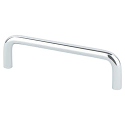 Adv Wire Pulls 4" Pull (OL-4 5/16") Polished Chrome - DecorHardware.com
