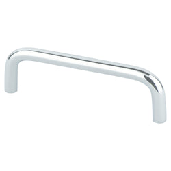 Adv Wire Pulls 96mm Pull (OL-4 1/16") Polished Chrome - DecorHardware.com