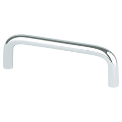 Adv Wire Pulls 3 1/2" Pull (OL-3 13/16") Polished Chrome - DecorHardware.com