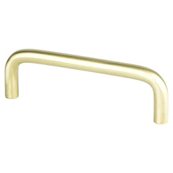Adv Wire Pulls 3 1/2" Pull (OL-3 13/16") Satin Brass - DecorHardware.com