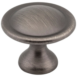 Watervale 1-1/8" Knob - Brushed Pewter