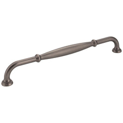 Tiffany 12" Pull (OA - 13" ) - Brushed Pewter