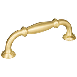 Tiffany 96 mm Pull (OA - 4-1/2" ) - Brushed Gold