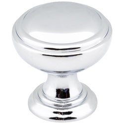 Tiffany 1-1/4" Knob - Polished Chrome