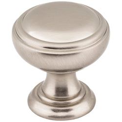 Tiffany 1-1/4" Knob - Satin Nickel