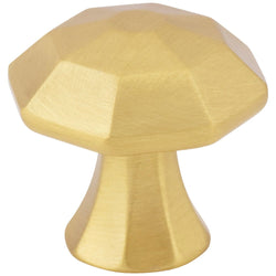 Wheeler  Knob1-1/4" - Brushed Gold
