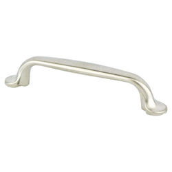 Valencia 96mm Pull (OL-4 15/16") Brushed Nickel - DecorHardware.com