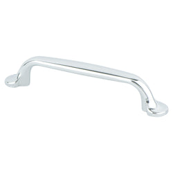 Valencia 96mm Pull (OL-4 15/16") Polished Chrome - DecorHardware.com