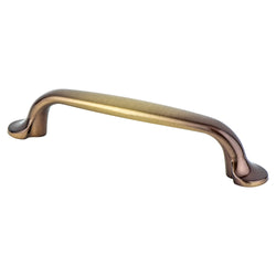 Valencia 96mm Pull (OL-4 15/16") Brushed Bronze - DecorHardware.com
