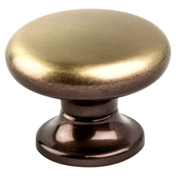 Valencia 1 3/8" Knob Brushed Bronze - DecorHardware.com
