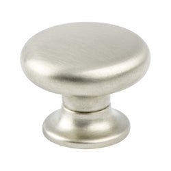 Valencia 1 3/16" Knob Brushed Nickel - DecorHardware.com