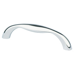 Valencia 96mm Pull (OL-4 7/16") Polished Chrome - DecorHardware.com