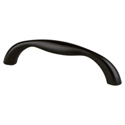 Valencia 96mm Pull (OL-4 7/16") Matte Black - DecorHardware.com