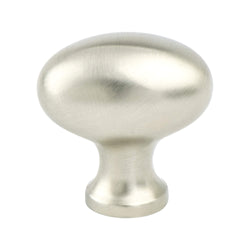 Valencia 1 3/16" Knob Brushed Nickel - DecorHardware.com