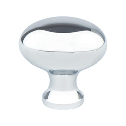 Valencia 1 3/16" Knob Polished Chrome - DecorHardware.com