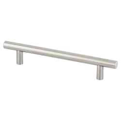 Stainless Steel 128mm Pull (OL-7") Stainless Steel - DecorHardware.com