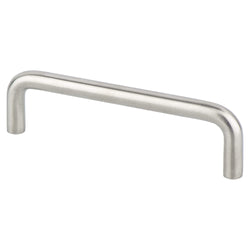 Stainless Steel 96mm Pull (OL-4 1/8") Stainless Steel - DecorHardware.com