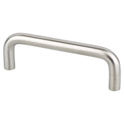 Stainless Steel 96mm Pull (OL-4 3/16") Stainless Steel - DecorHardware.com